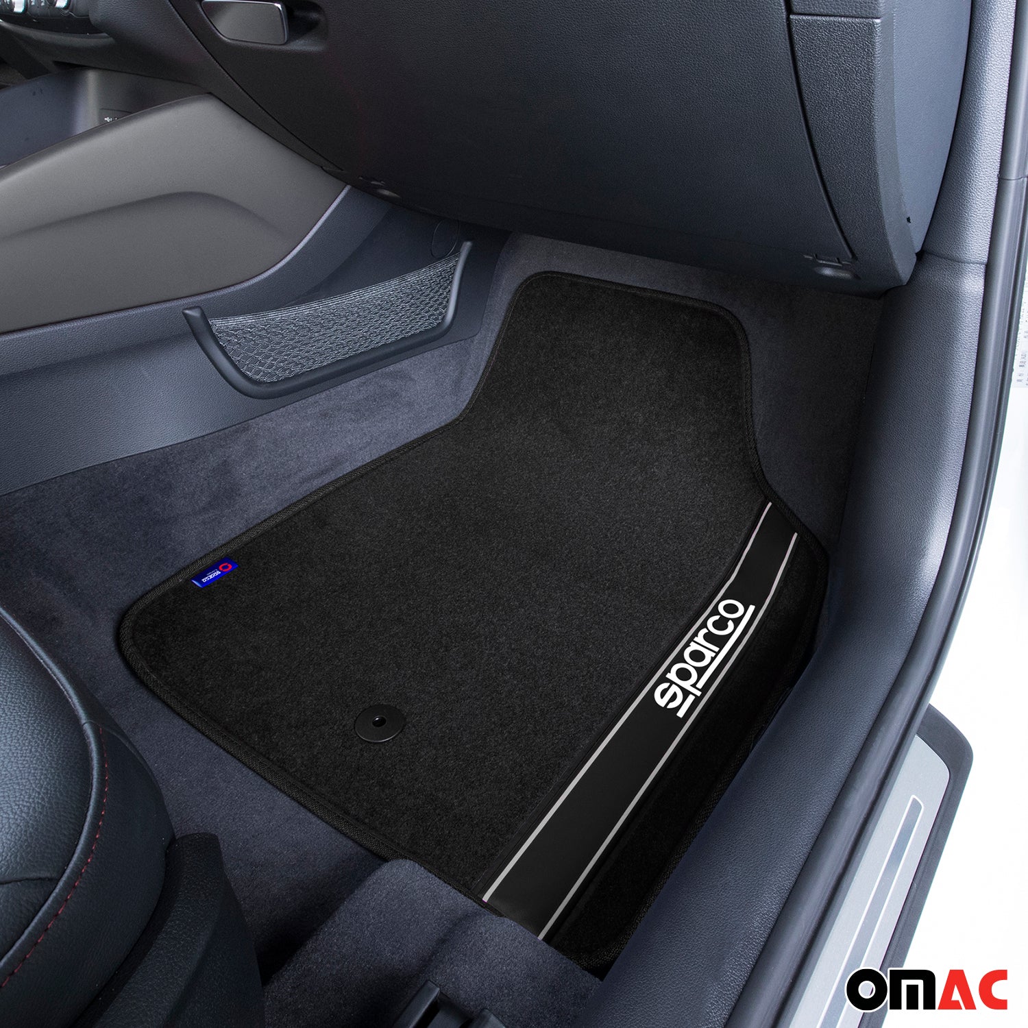 Sparco Alfombrillas De Coche Universal Negro 4Pza