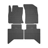 OMAC Alfombrillas De Coche para Toyota Hilux VIII 2015-2025 Negro Goma 4Pza