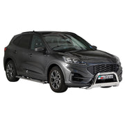 Bull Barra Frontal para Ford Kuga III 2019-2026 Plata Brillante Acero 1Pza