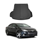 OMAC Bandeja Maletero Alfombrilla para Toyota Avensis 2008-2018 Negro Goma TPE