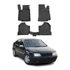 OMAC Alfombrillas De Coche para VW Bora 1998-2004 Negro Goma TPE 4Pza