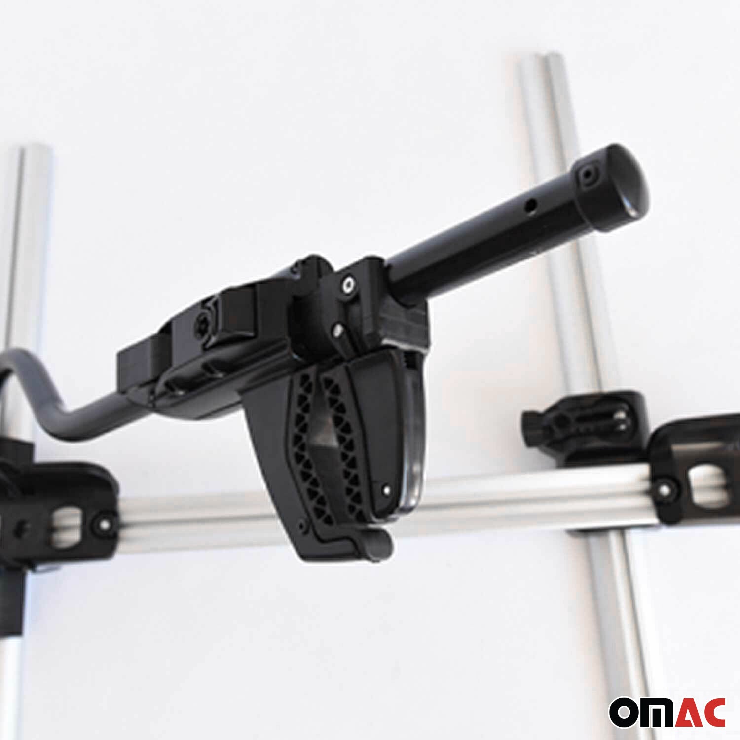 Portabicicletas de Techo para Bicicletas Universal Gris Negro Aluminio