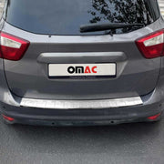 Protector Parachoques para Ford Grand C-Max 2010-2019 Plata Brillante Acero