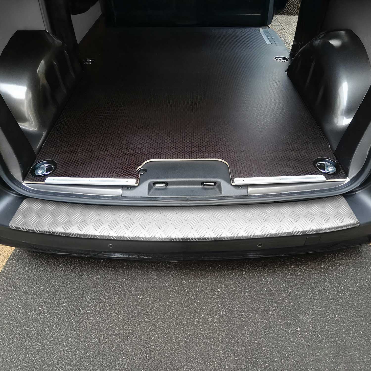 Protector Parachoques para Opel Zafira Life 2019-2026 L1 L2 RS Plata Mate Alu