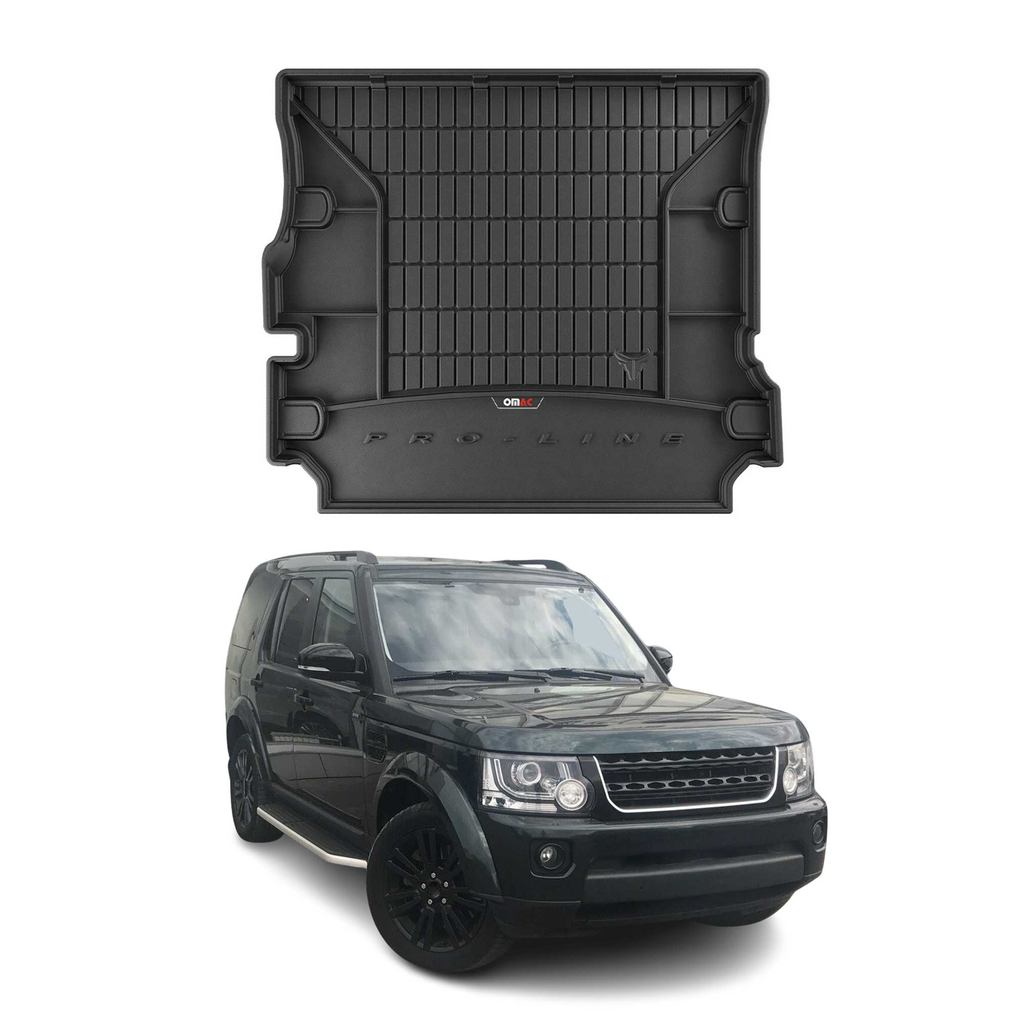 OMAC Premium Bandeja Maletero Alfombrilla para Land Rover Discover 2009-2017 TPE