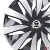 Sparco Lazio Tapacubos 14 Pulgadas Universal Plata ABS Plástico