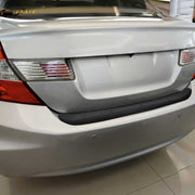 Protector de Parachoques Trasero para Honda Civic 2012-2016 Sedán Negro Mate ABS