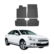OMAC Alfombrillas De Coche para Citroen C5 Break 2001-2024 Negro Goma 4Pza