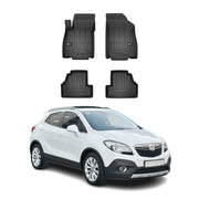 OMAC Premium Alfombrillas De Coche para Opel Mokka Mokka X 2012-2020 TPE Goma 4x