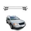 Menabo Barras de Techo Coche Barra para Ford Freestyle 2005-2007 Gris Alu 2Pza