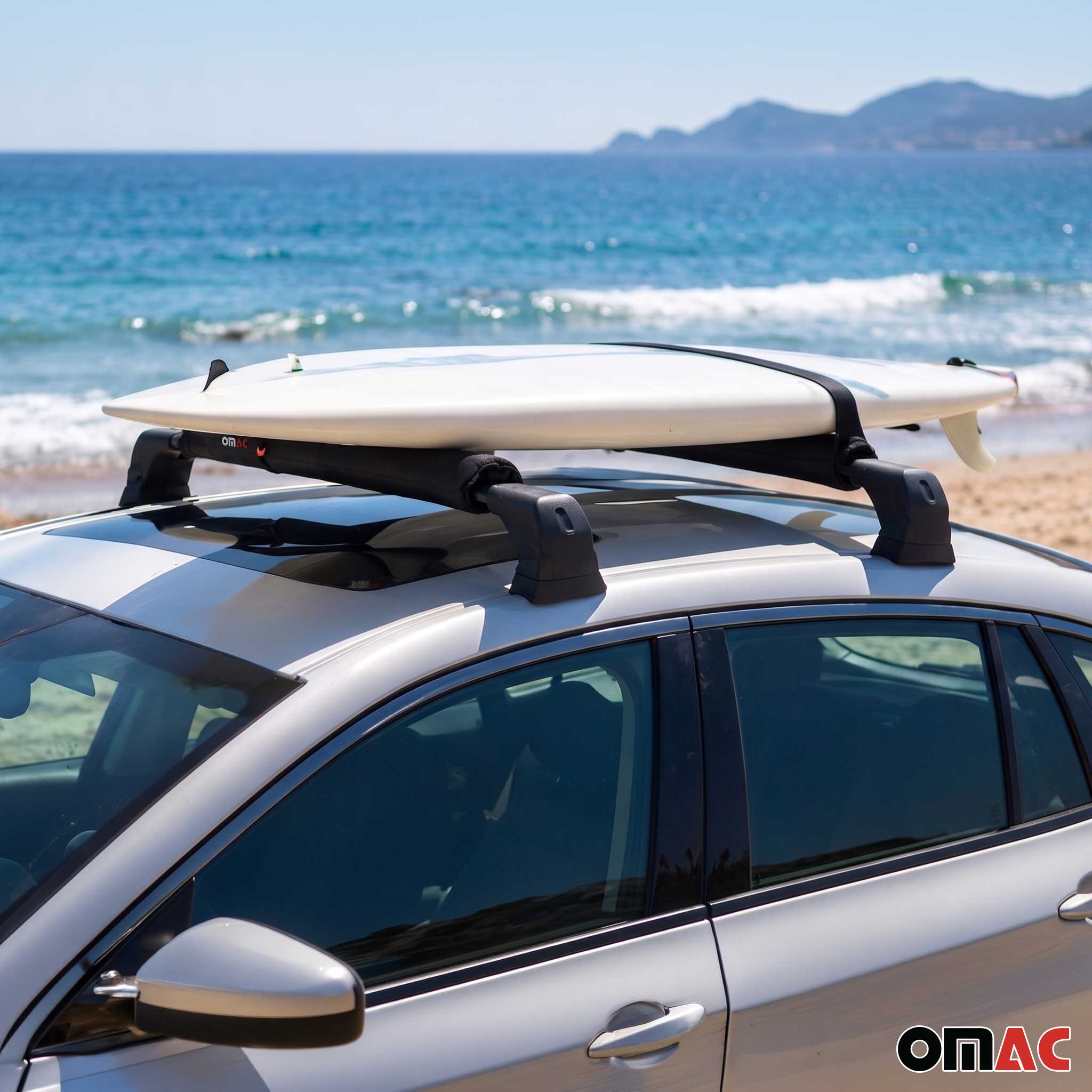Soporte para windsurf Cinta 3mt con Trinquete Universal Negro Poliéster