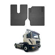 OMAC Alfombrillas De Coche para MAN F90 F2000 1994-1998 Negro Goma 2Pza