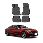 OMAC Alfombrillas De Coche para Mercedes C Class C205 Cupé 2017-2025 TPE 4x