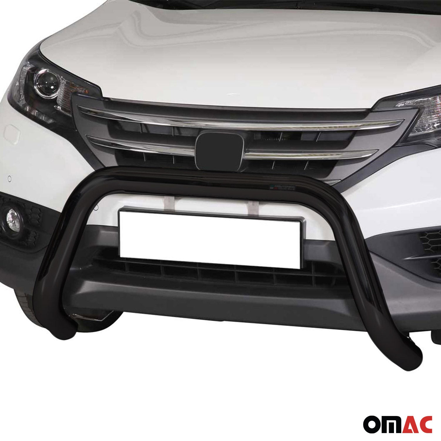 Bull Barra Frontal para Honda CR-V 2012-2015 Negro Brillante Acero