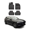 OMAC Premium Alfombrillas De Coche para Volvo XC60 2017-2024 Negro TPE Goma 4Pza