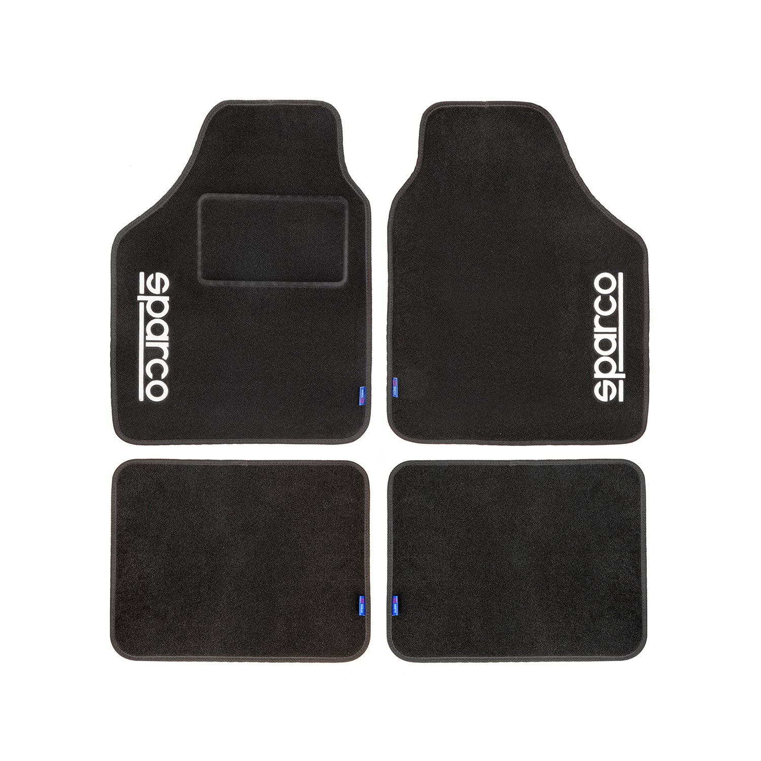 Sparco Alfombrillas De Coche Universal Negro Poliéster