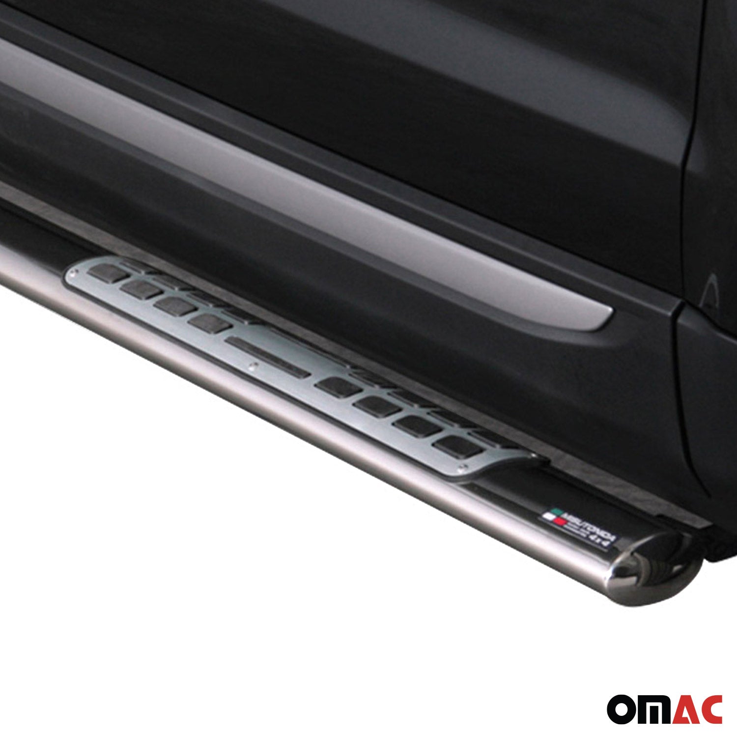 Par de Estribos Barras Laterales para Range Rover Evoque 2011-2015 Plata Acero