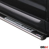Par de Estribos Barras Laterales para Range Rover Evoque 2011-2015 Plata Acero