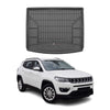 OMAC Premium Bandeja Maletero Alfombrilla para Jeep Compass 2016-2020 Negro TPE