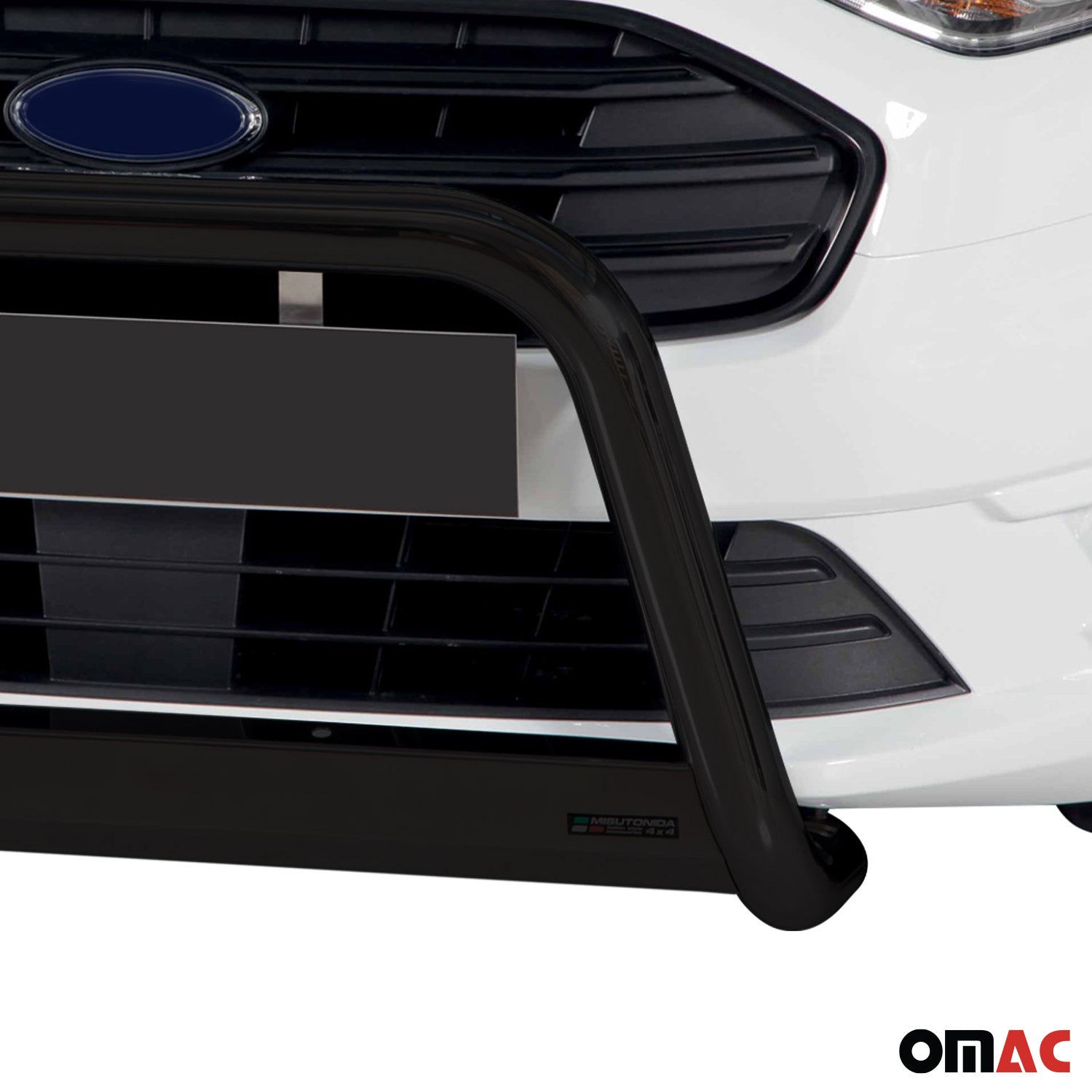 Bull Barra Frontal para Ford Transit Tourneo Connect 2018-2022 Negro Acero