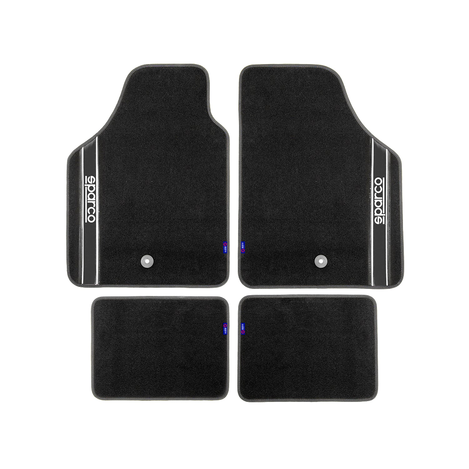 Sparco Alfombrillas De Coche Universal Negro 4Pza