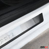 Placa del coche Umbral Cubierta para VW Tiguan 2016-2025 Acero cepillado