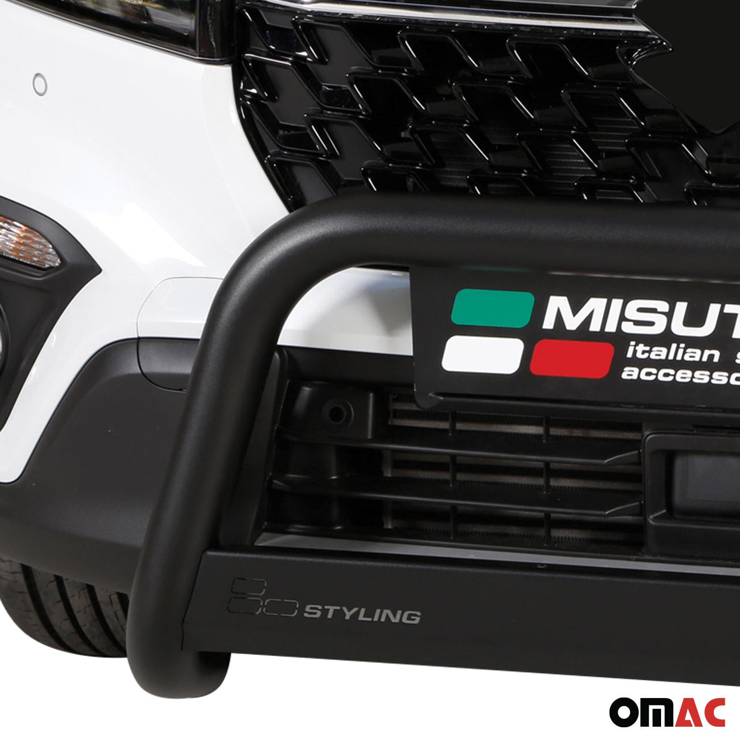 Bull Barra Frontal para Suzuki SX4 S-Cross Hybrid 2022-2025 Negro Acero