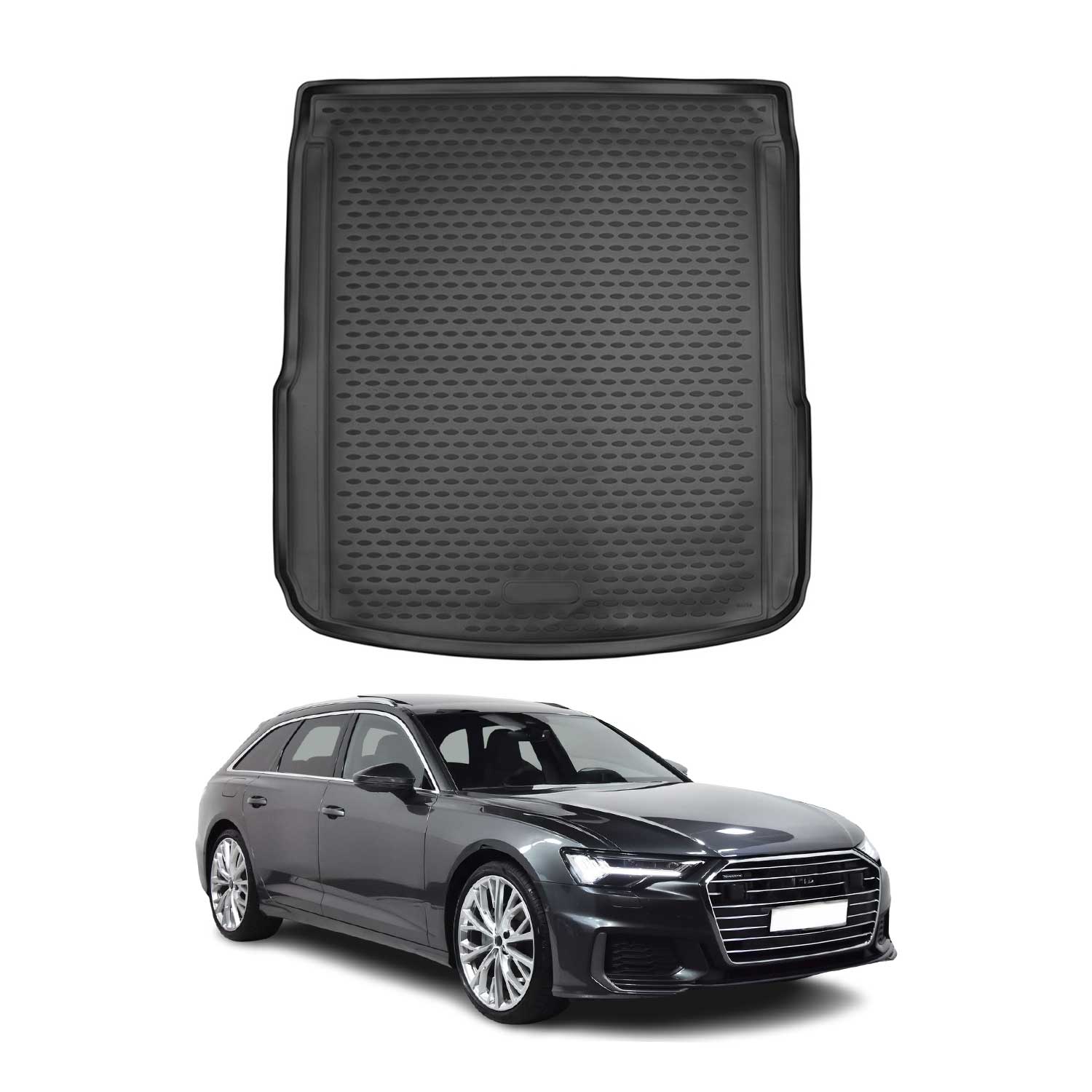 OMAC Bandeja Maletero Alfombrilla para Audi A6 C8 Familiar Allroad 2018-2025 TPE