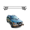Menabo Barras de Techo Baca para Kia Sportage JA 1994-2002 Gris Aluminio 2Pza