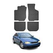 OMAC Alfombrillas De Coche para Audi A3 8L 1996-2003 Negro Goma 4Pza