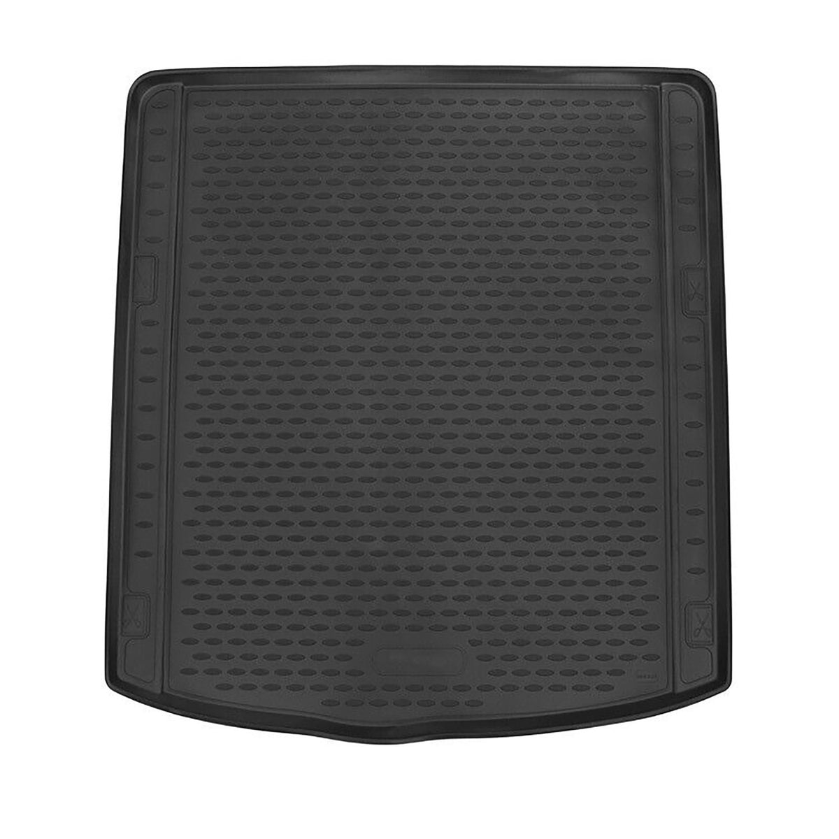 OMAC Bandeja Maletero Alfombrilla para Audi A6 C7 2011-2018 Sedán Negro Goma TPE