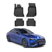 OMAC Premium Alfombrillas De Coche para Mercedes C-Klasse W206 2021-2025 Goma 4x