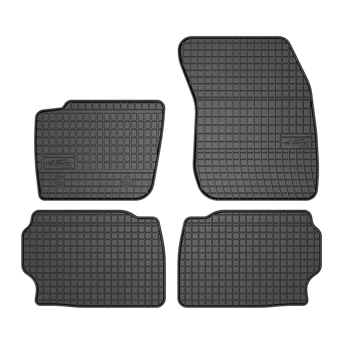 OMAC Alfombrillas De Coche para Ford Mondeo MKIV 2007-2014 Negro Goma 4Pza