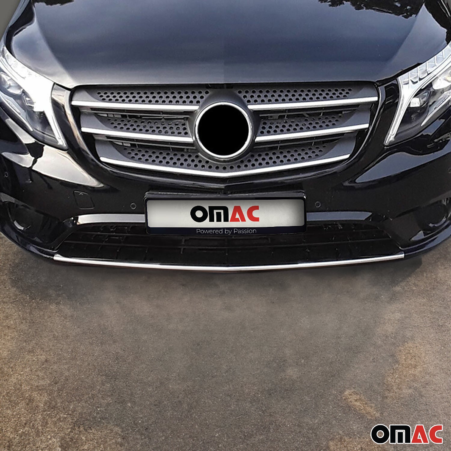 Embellecedor de Parachoques Delantero para Mercedes Vito W447 2014-2019 Acero