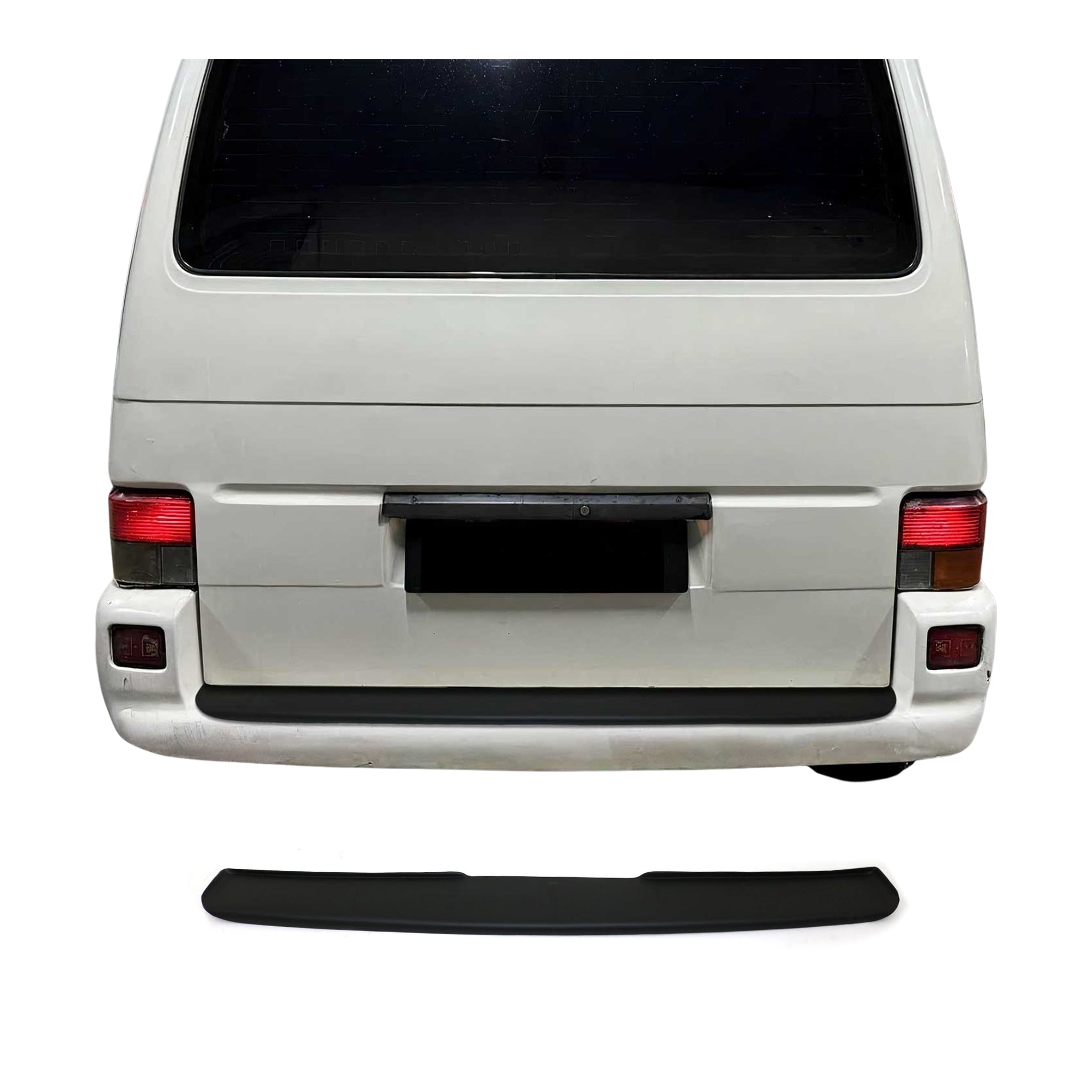 Protector de Parachoques Trasero para VW T4 Transporter 1990-2003 Negro Mate ABS