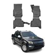 OMAC Alfombrillas De Coche para VW Amarok 2019-2021 RHD Negro Goma TPE 4Pza