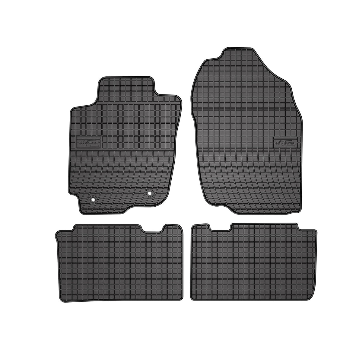 OMAC Alfombrillas De Coche para Toyota RAV4 2013-1019 Negro Goma 4Pza