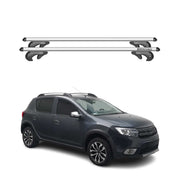 Menabo Barras de Techo Baca para Dacia Sandero Stepway 2013-2020 Gris Alu 2Pza