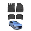 OMAC Premium Alfombrillas De Coche para Hyundai Ioniq 2016-2022 TPE Goma 4x