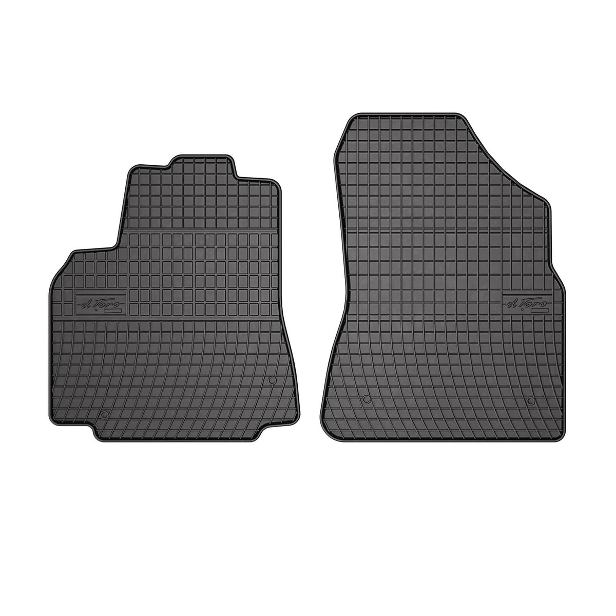 OMAC Alfombrillas De Coche para Citroen Berlingo 2008-2018 Negro Goma 2Pza