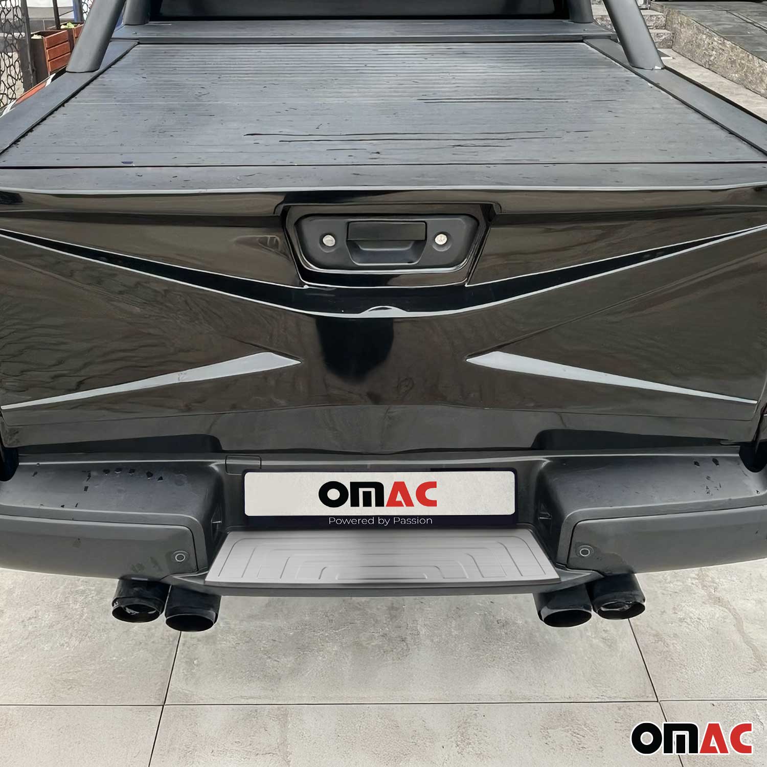 Protector de Parachoques Trasero para Mercedes X Class 2017-2020 Acero cepillado