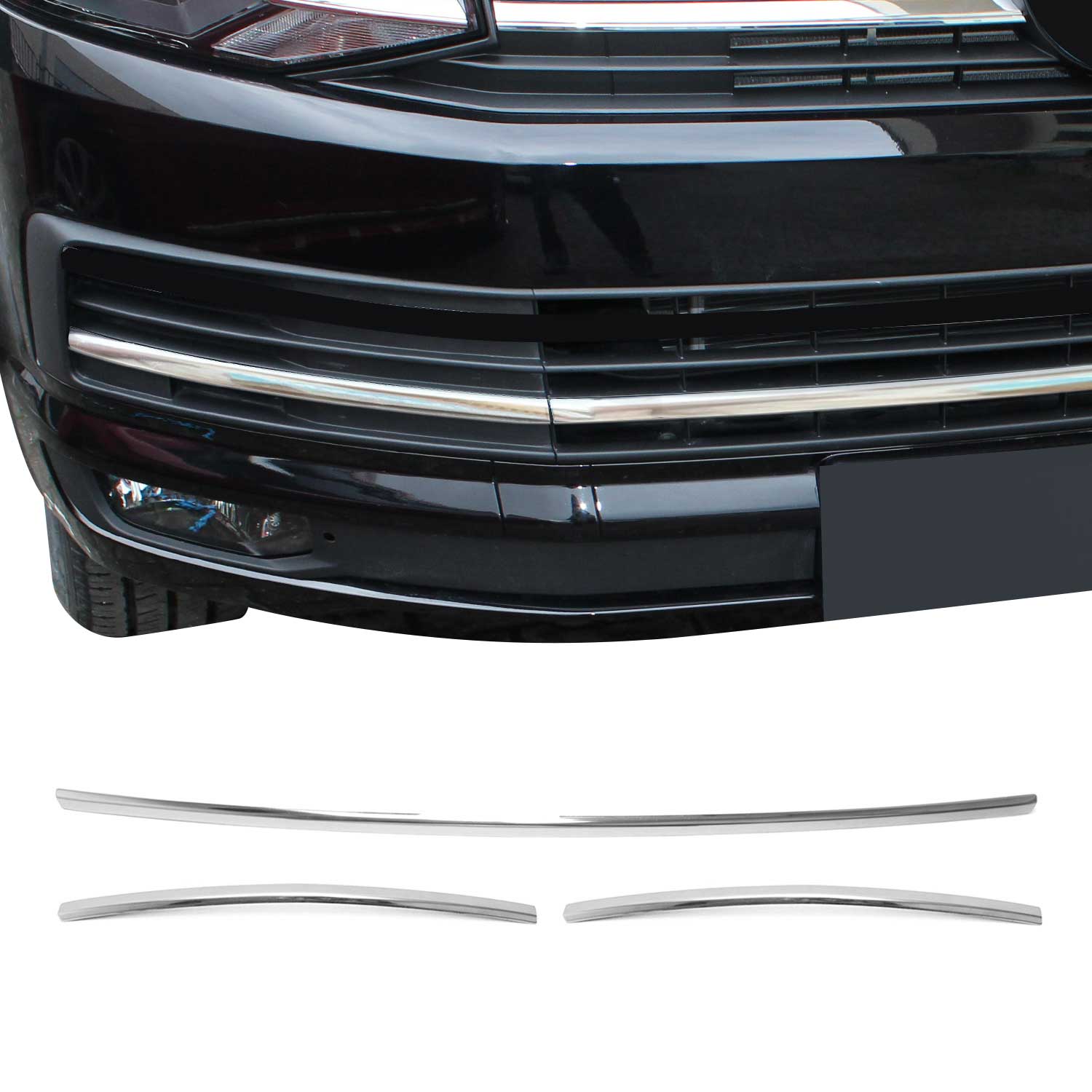 Embellecedor de Parachoques Delantero para VW T6 Transporter Highline 2015-2019