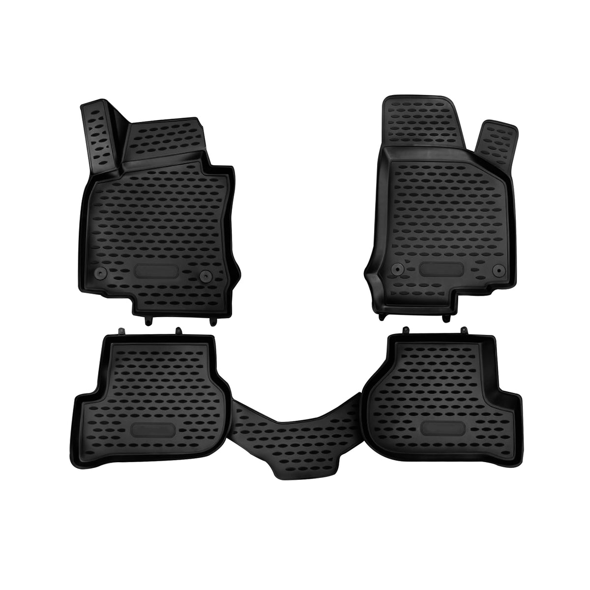 OMAC Alfombrillas De Coche para VW Scirocco 2008-2017 Negro Goma TPE 4Pza