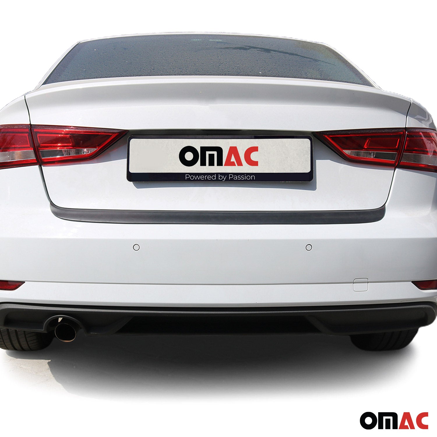 Protector de Parachoques Trasero para Audi A3 8V Sédan 2016-2020 Negro Mate ABS