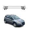 Menabo Barras de Techo Baca para Fiat Sedici 2005-2014 Gris Aluminio 2Pza