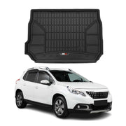 OMAC Premium Bandeja Maletero Alfombrilla para Peugeot 2008 2013-2019 Negro TPE