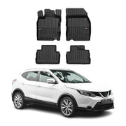 OMAC Premium Alfombrillas De Coche para Nissan Qashqai J11 2014-2021 TPE Goma 4x
