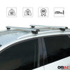 Barras Techo Coche Aluminio 120cm 100kg Gris 2Pza