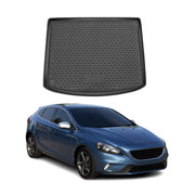 OMAC Bandeja Maletero Alfombrilla para Volvo V40 2012-2019 Negro Goma TPE 1Pza