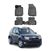 OMAC Alfombrillas De Coche para Dacia Duster 2010-2016 2WD Negro Goma TPE 4Pza